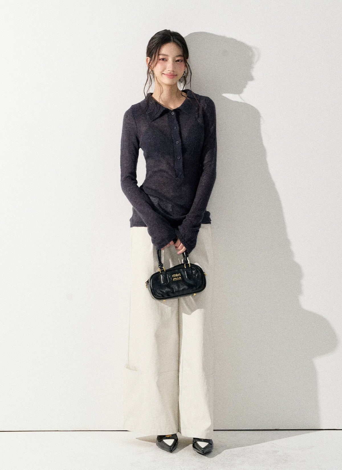 Lafreedom LAF351001 Versatile Lightweight Crewneck Sweater