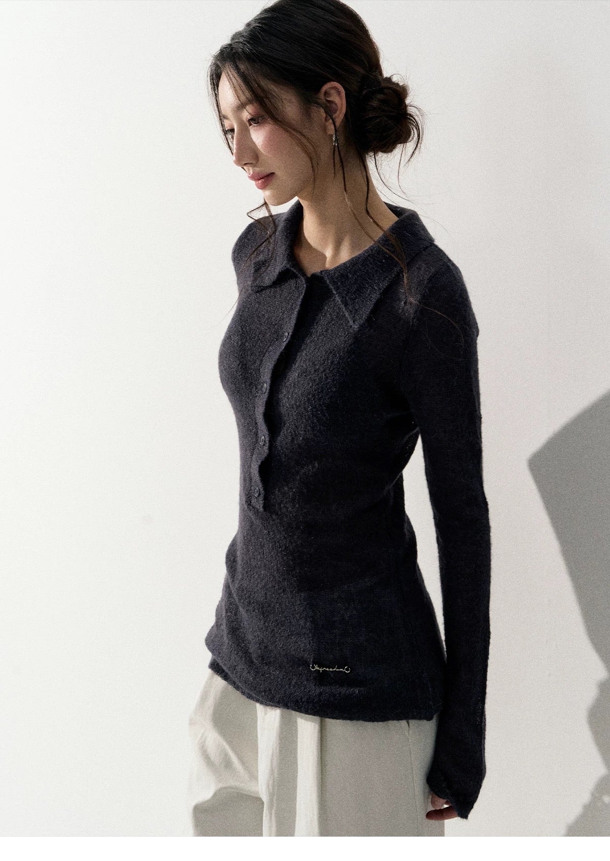 Lafreedom LAF351001 Versatile Lightweight Crewneck Sweater