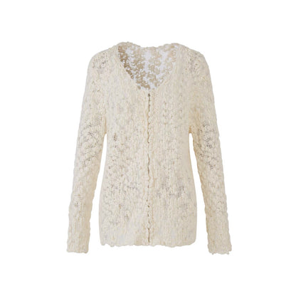 Lafreedom LAF351002 Versatile Semi-Transparent Crewneck Sweater