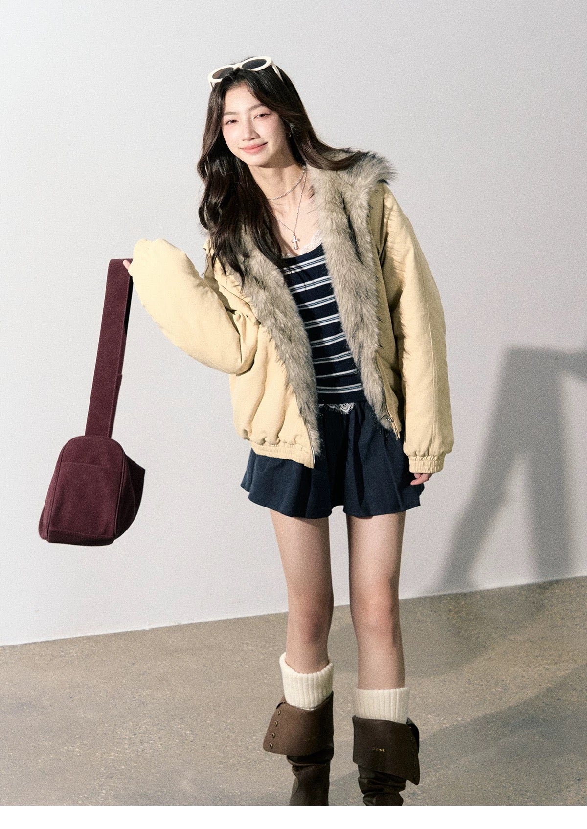 Lafreedom LAF351007 Simple casual hooded cotton jacket