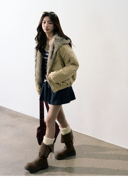 Lafreedom LAF351007 Simple casual hooded cotton jacket