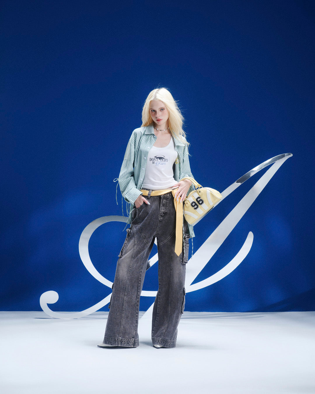 Aiai Studio Be Rich Top &amp; Fang Cargo Pants &amp; Aiai Season Shirt