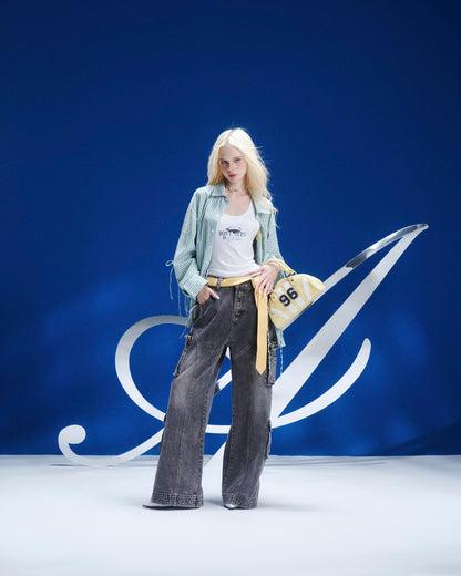 Aiai Studio Be Rich Top &amp; Fang Cargo Pants &amp; Aiai Season Shirt
