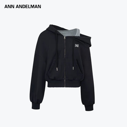 ANN ANDELMAN [Star Style] Off shoulder sweatshirt