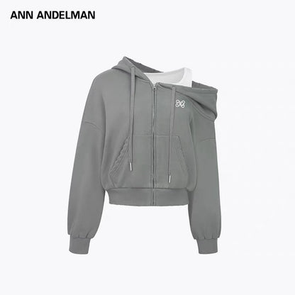ANN ANDELMAN [Star Style] Off shoulder sweatshirt