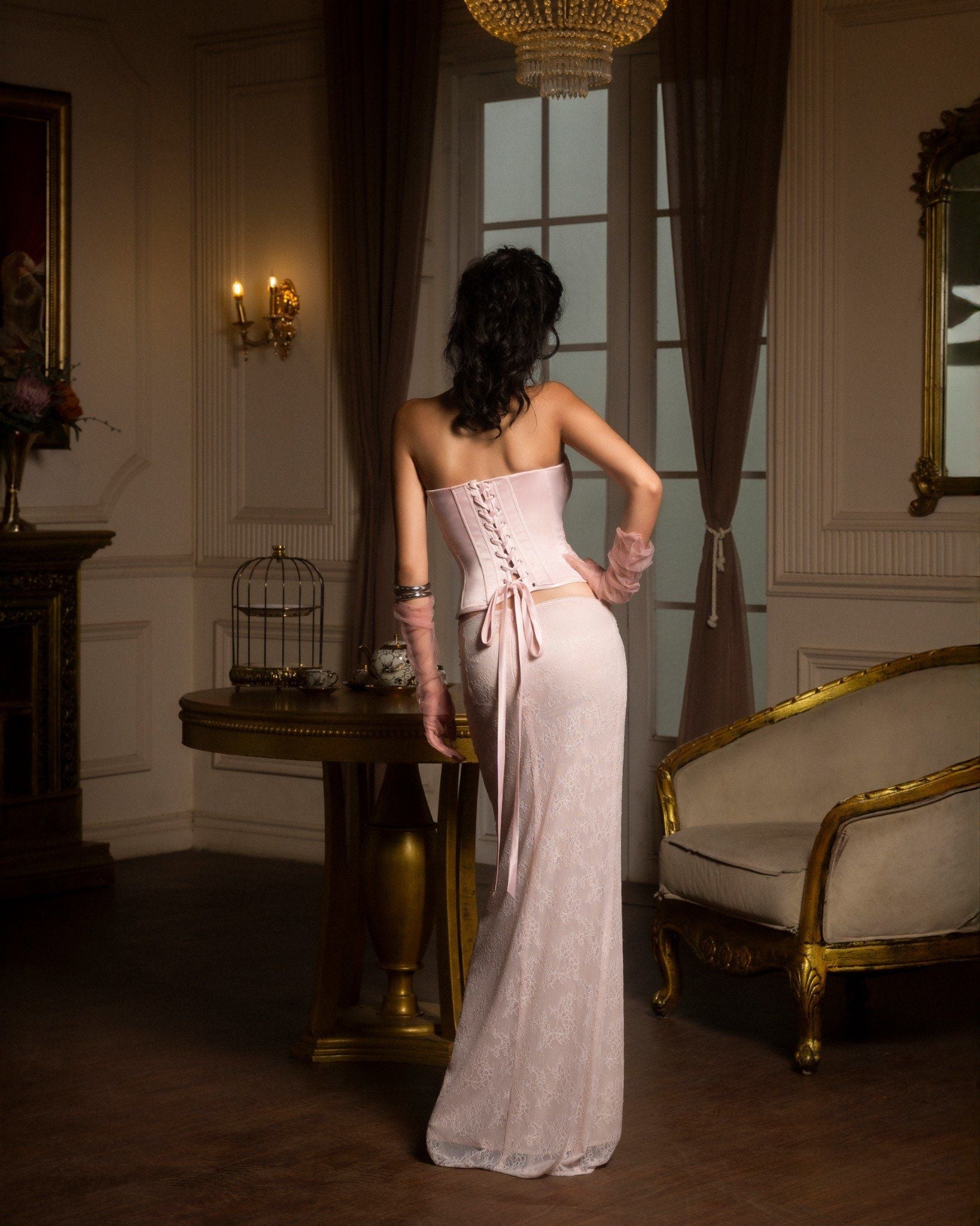 IAMCOCO ROSE ALLURE TOP &amp; ROSE ROMANCE SKIRT