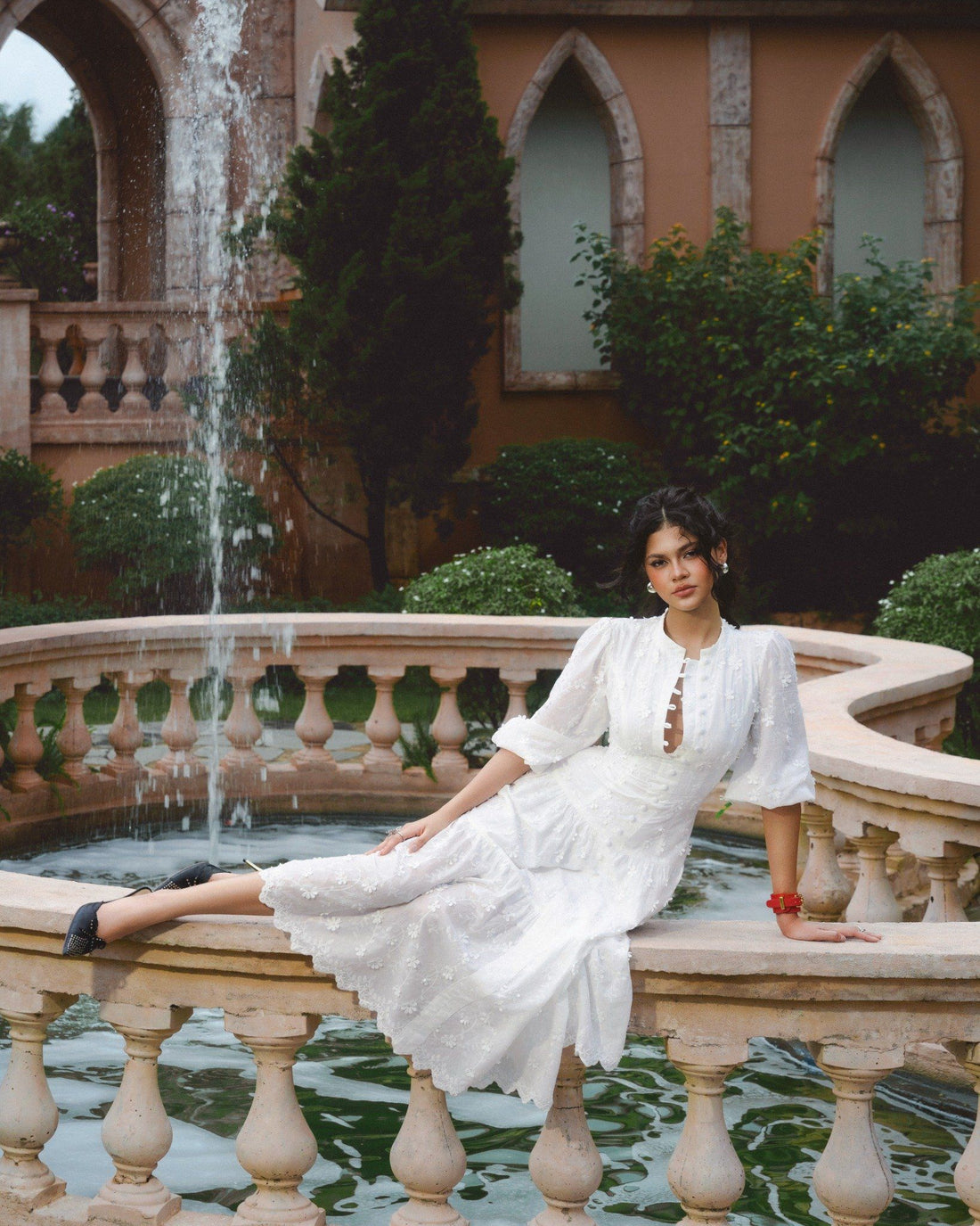 IAMCOCO WHITE PROMISE DRESS