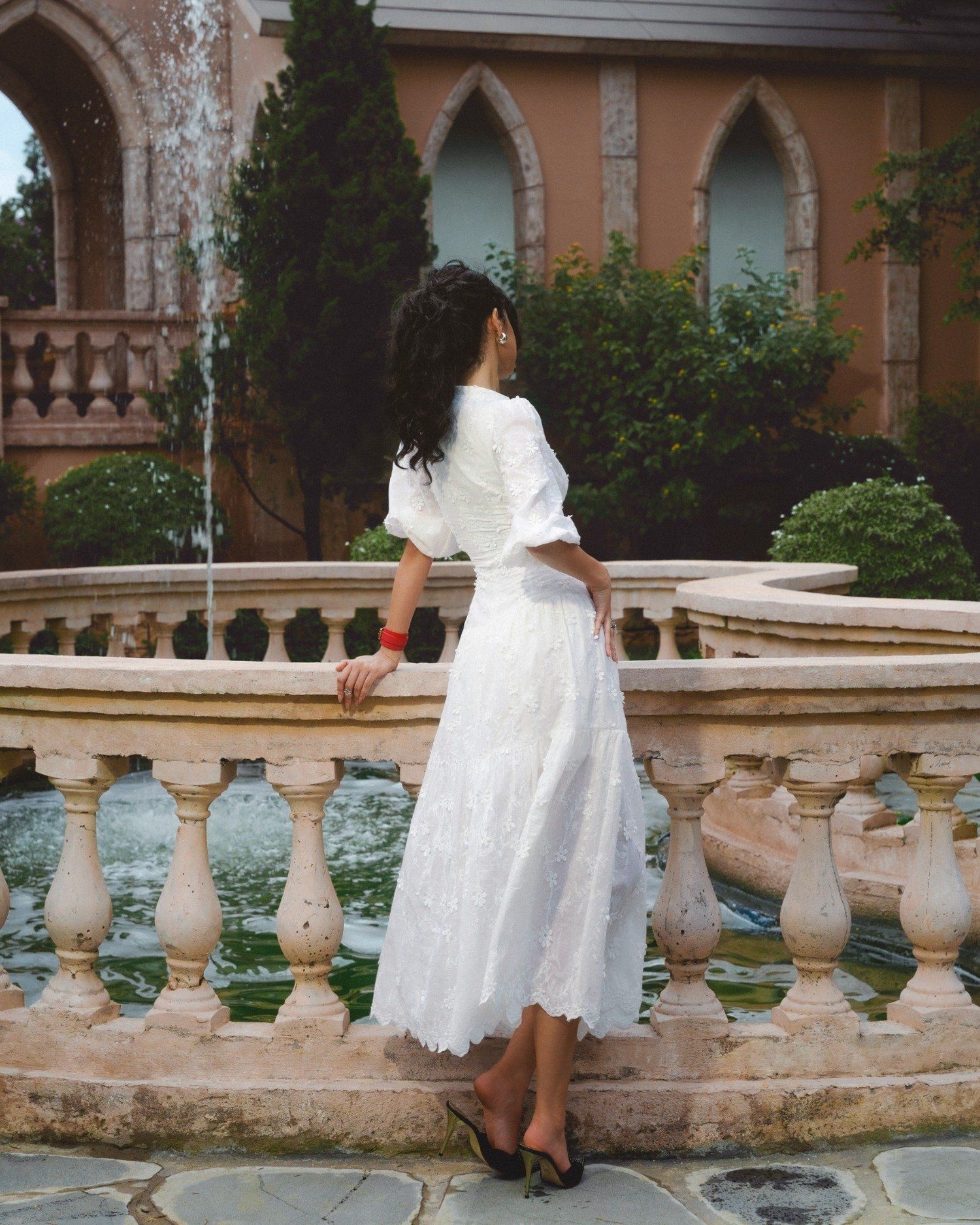 IAMCOCO WHITE PROMISE DRESS