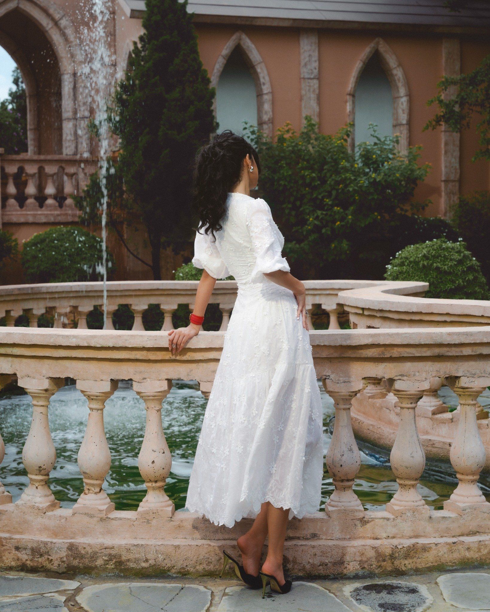 IAMCOCO WHITE PROMISE DRESS