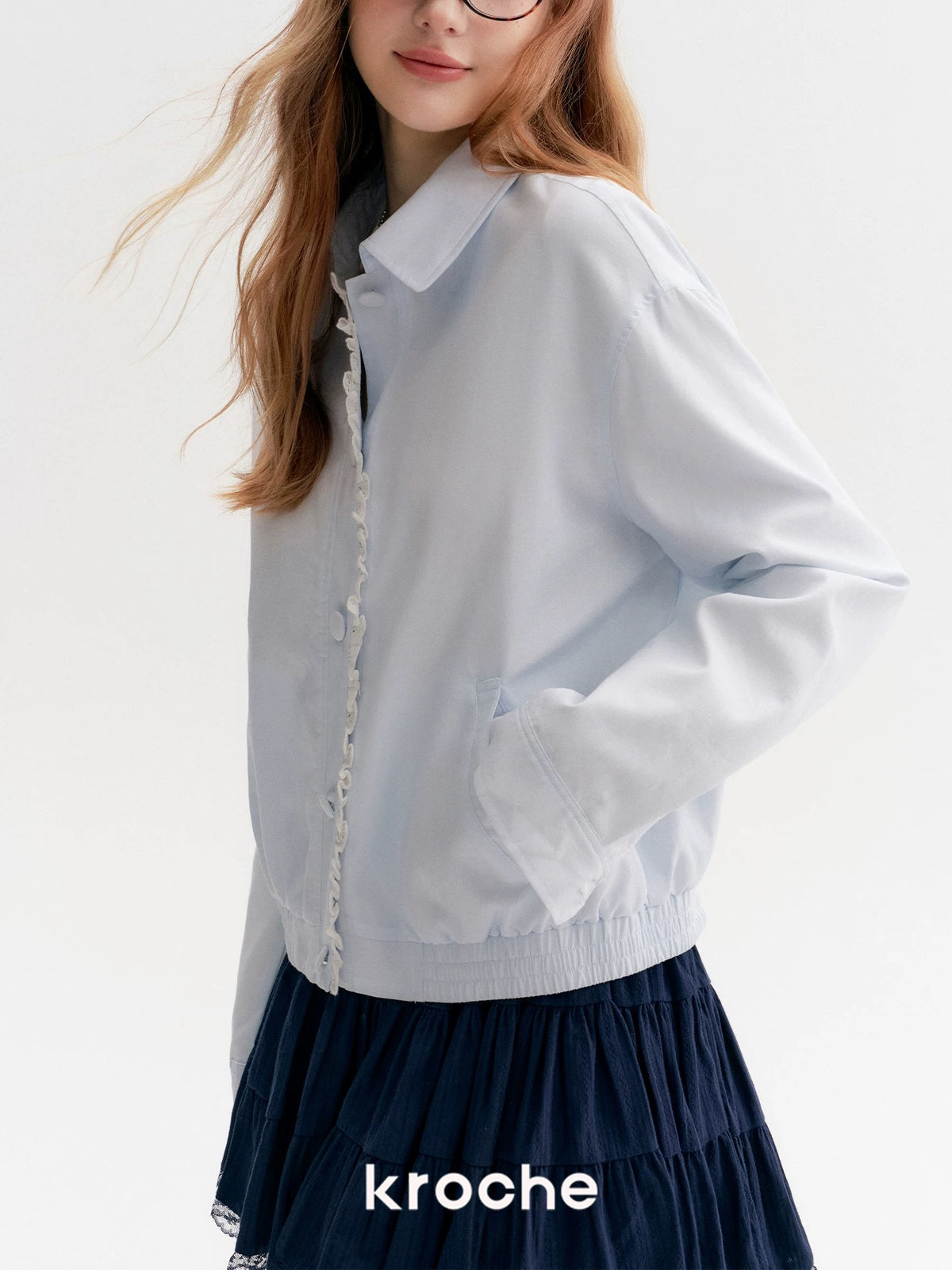Kroche Lace patchwork jacket