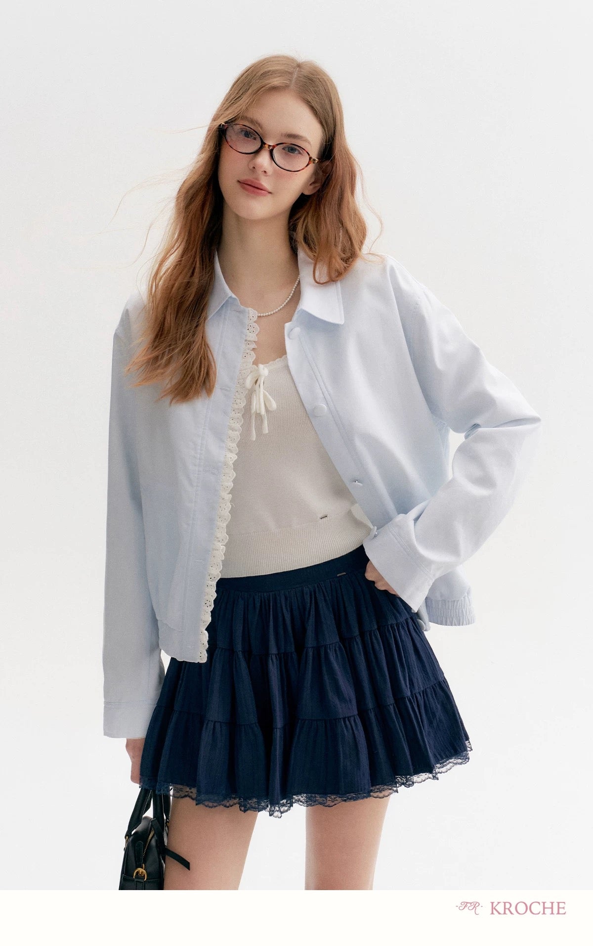 Kroche Lace patchwork jacket