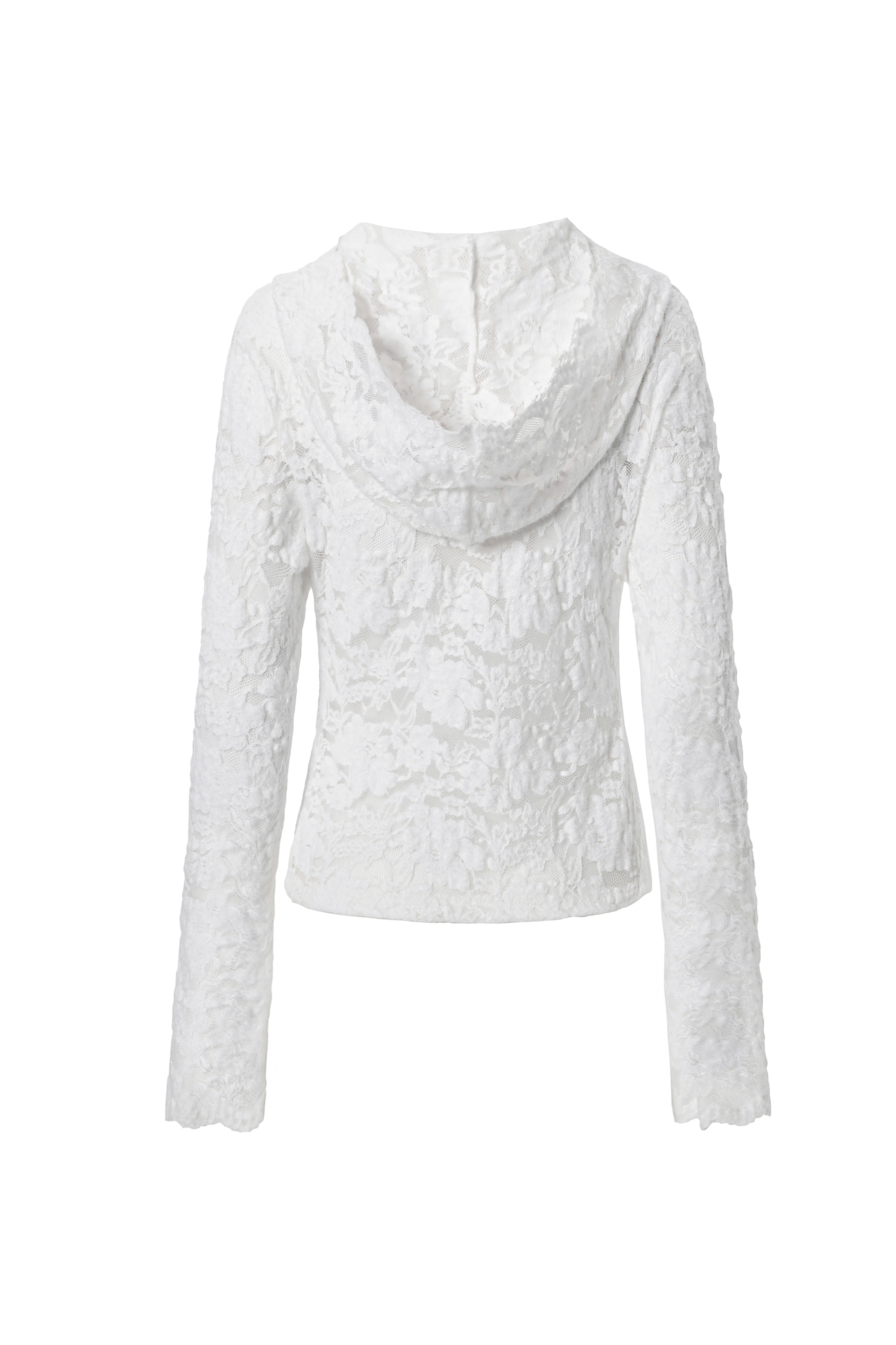 NOMEANSNO White Lace Slim Top