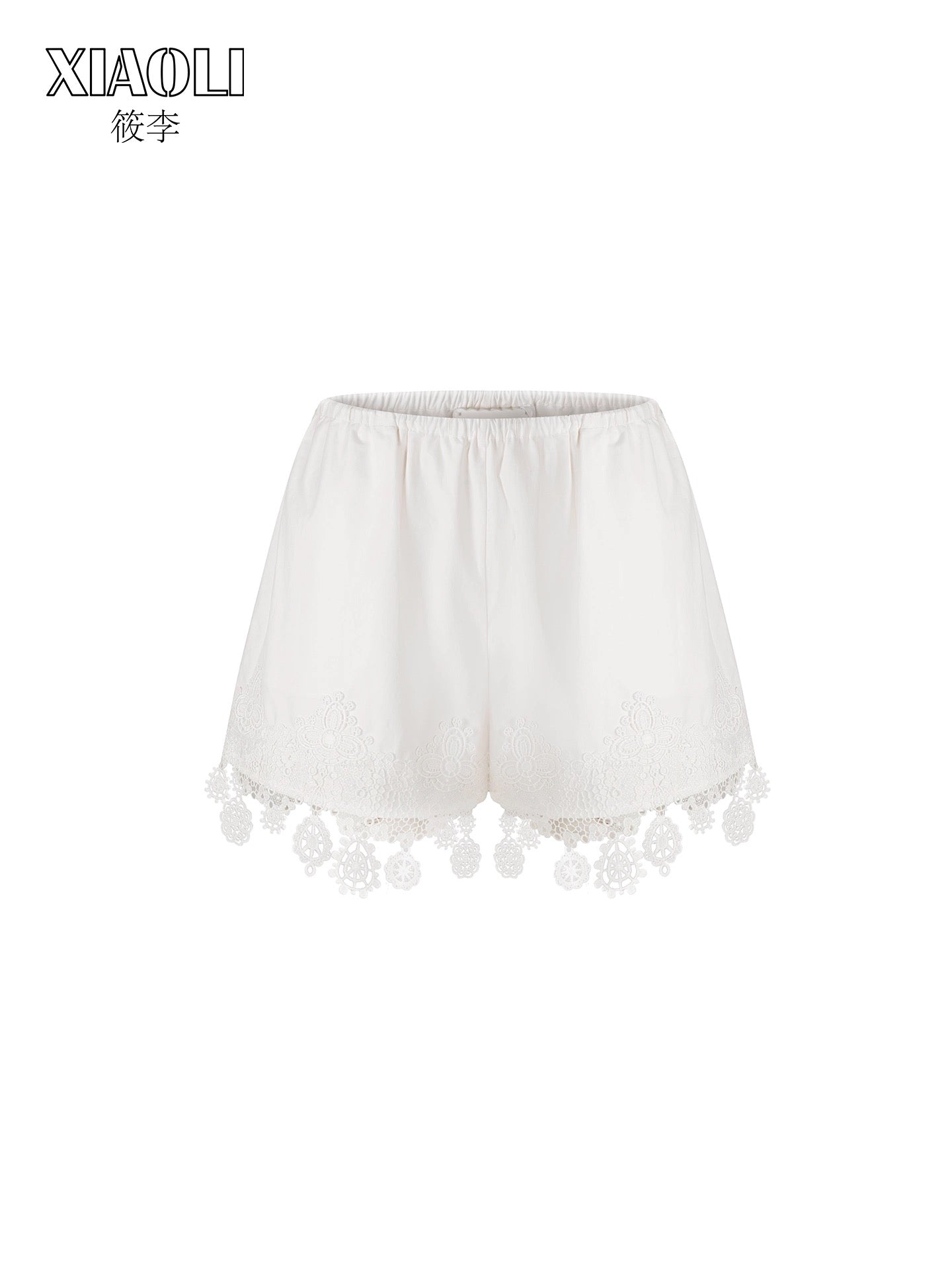 XIAOLI Loose lace shorts