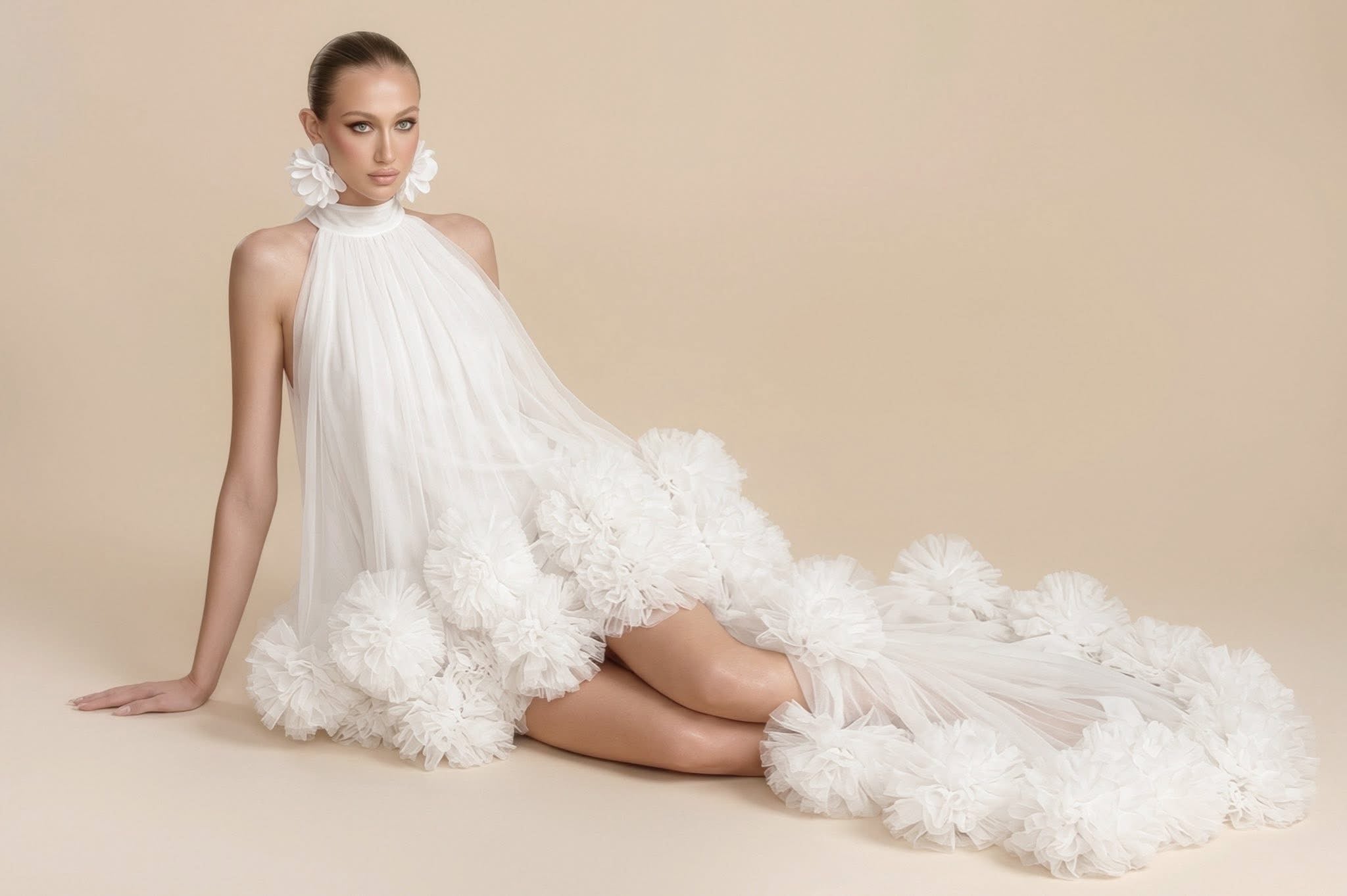 MAEL FEMME KYRIEL DRESS - WHITE