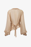 CICI Fera Chiffon Overlay Blouse