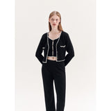 Rumia MORELLE KNITTED TWO-PIECE(BLACK)