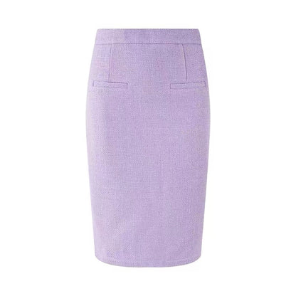 FIND YA WINGS Purple minimalist strapless waist cinching set