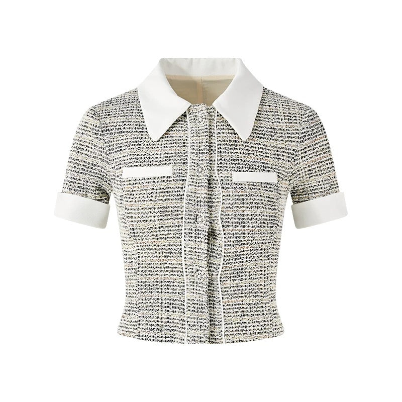 FIND YA WINGS Heavy Industry Luxury Summer Short sleeved Top + Shorts Set