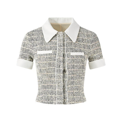 FIND YA WINGS Heavy Industry Luxury Summer Short sleeved Top + Shorts Set