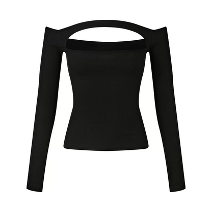 FIND YA WINGS Off shoulder sexy slim fit base top