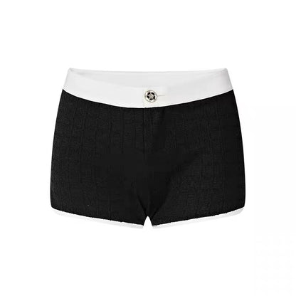 FIND YA WINGS Perspective shirt + vest + PU leather shorts set