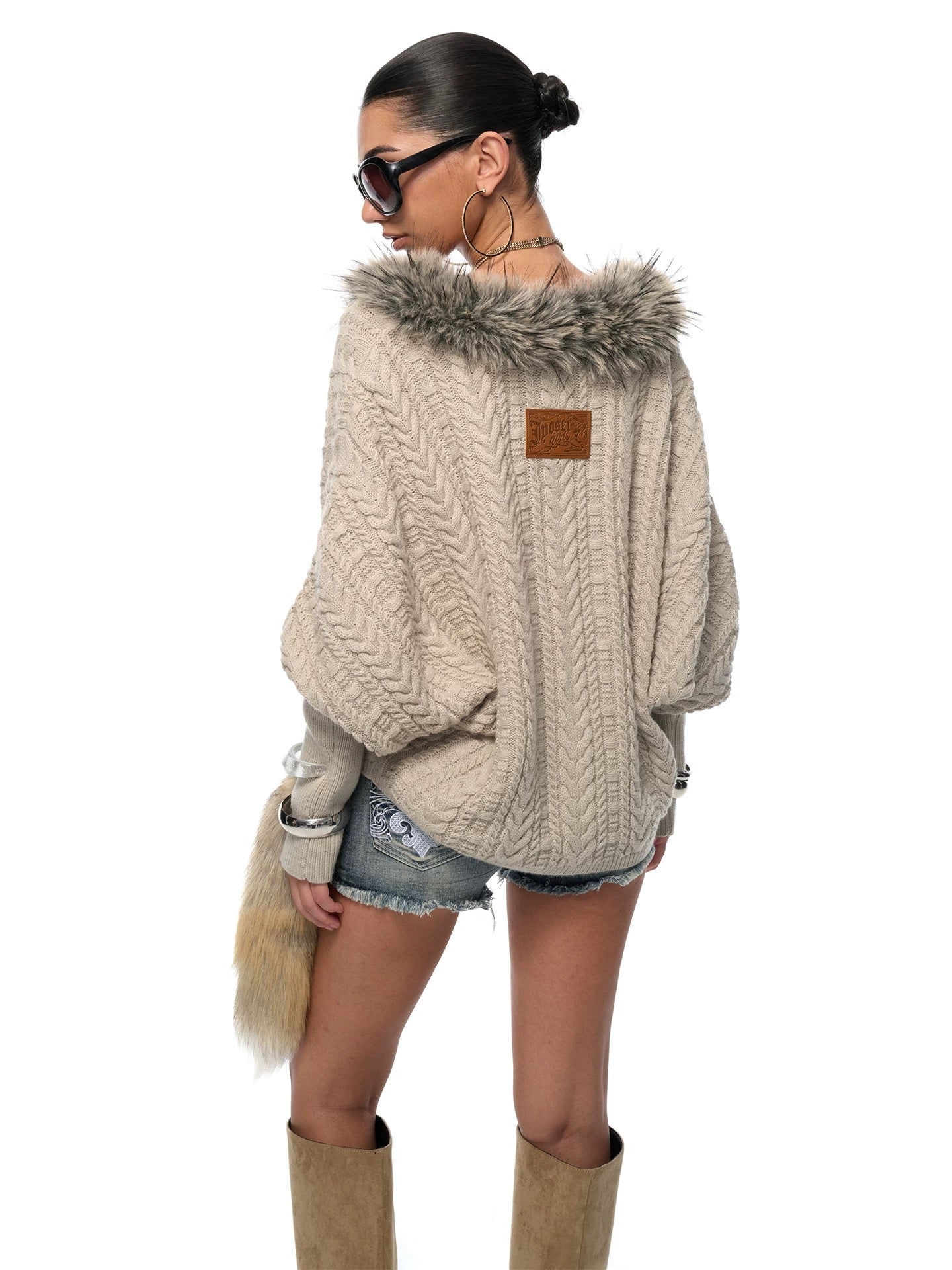 JYOSEI Gray sweater