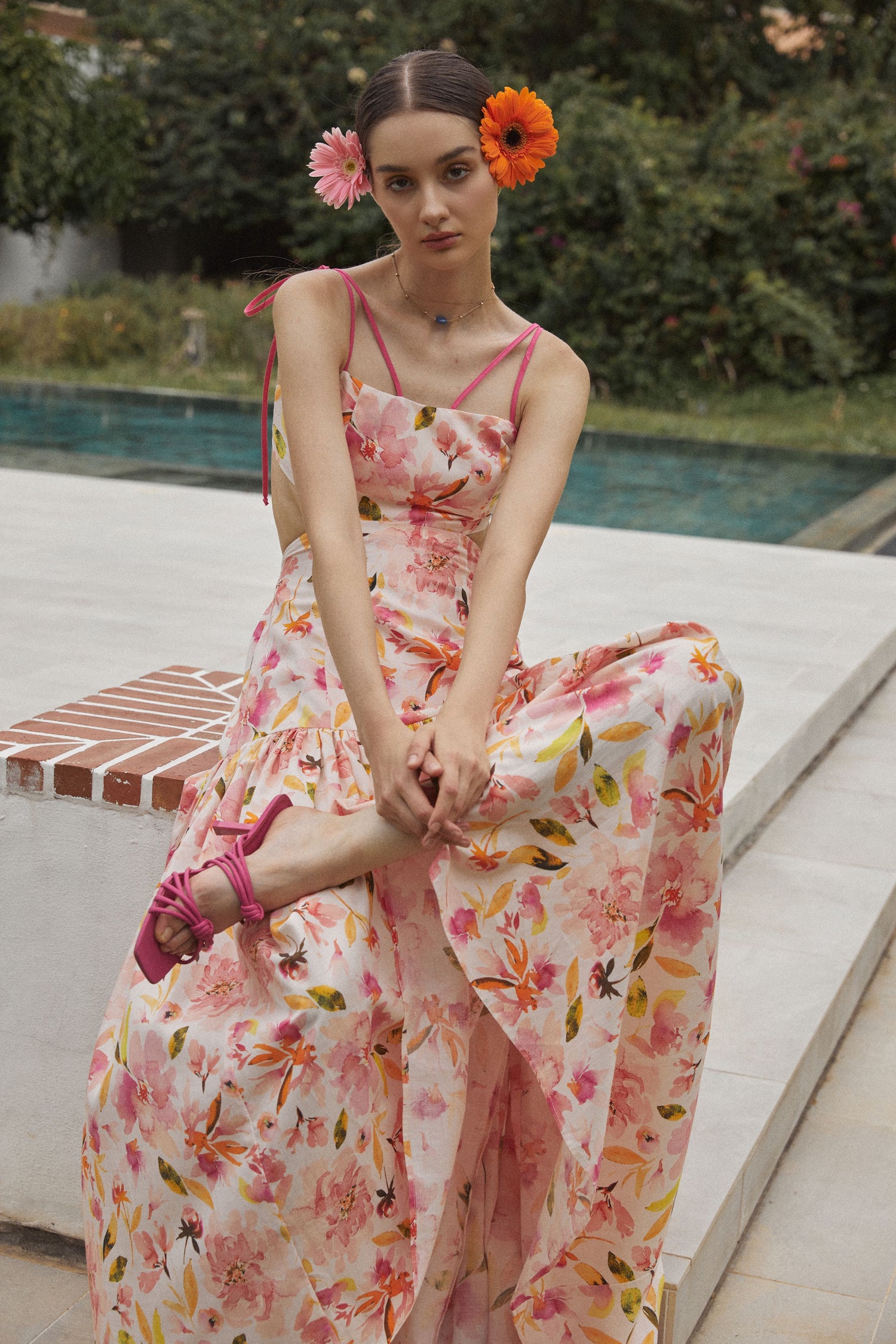 PLEASED Peneta Pink Dress