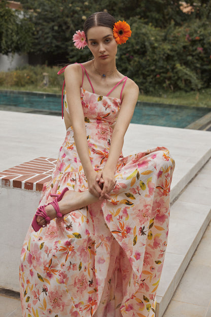 PLEASED Peneta Pink Dress