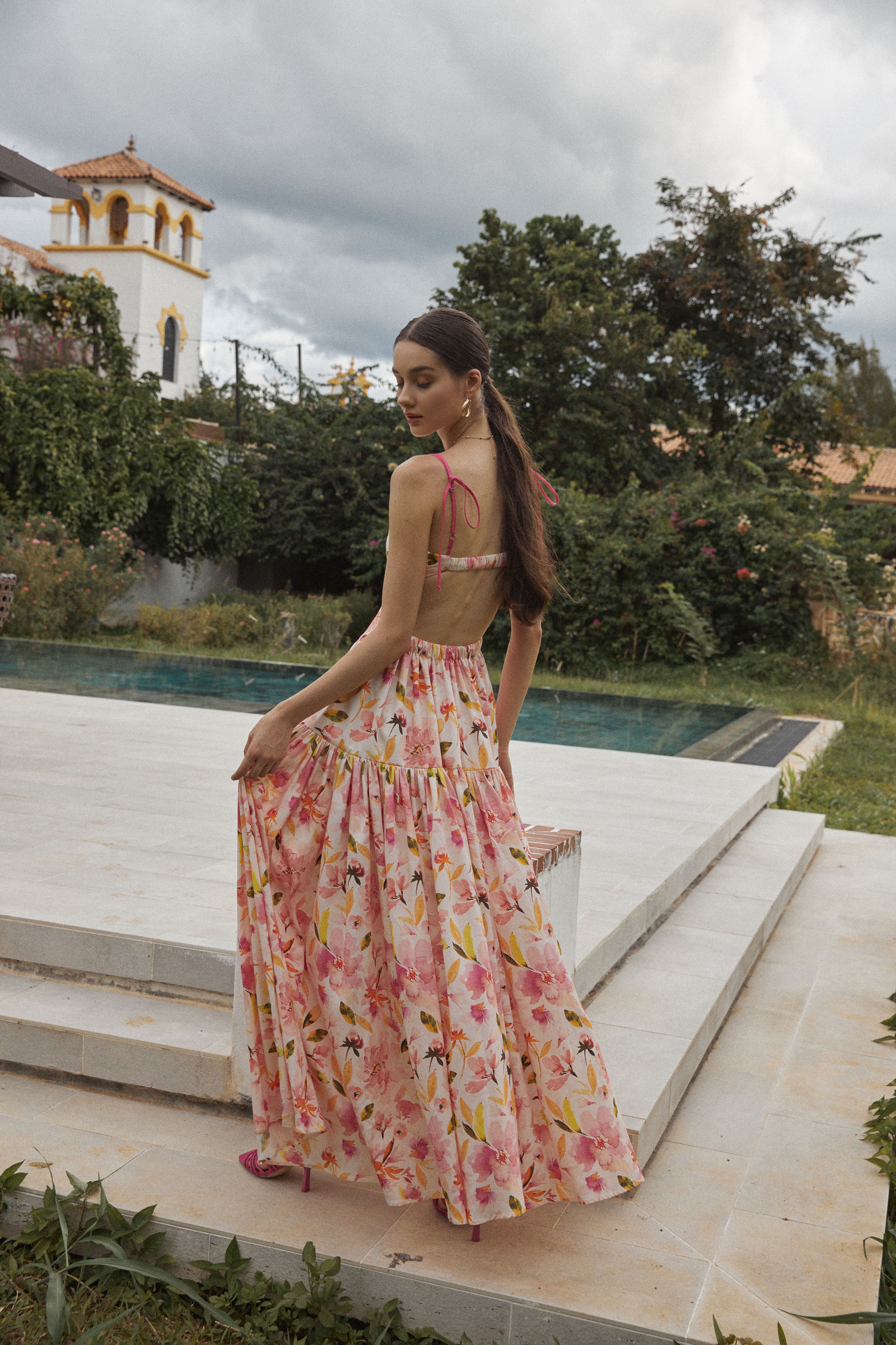 PLEASED Peneta Pink Dress