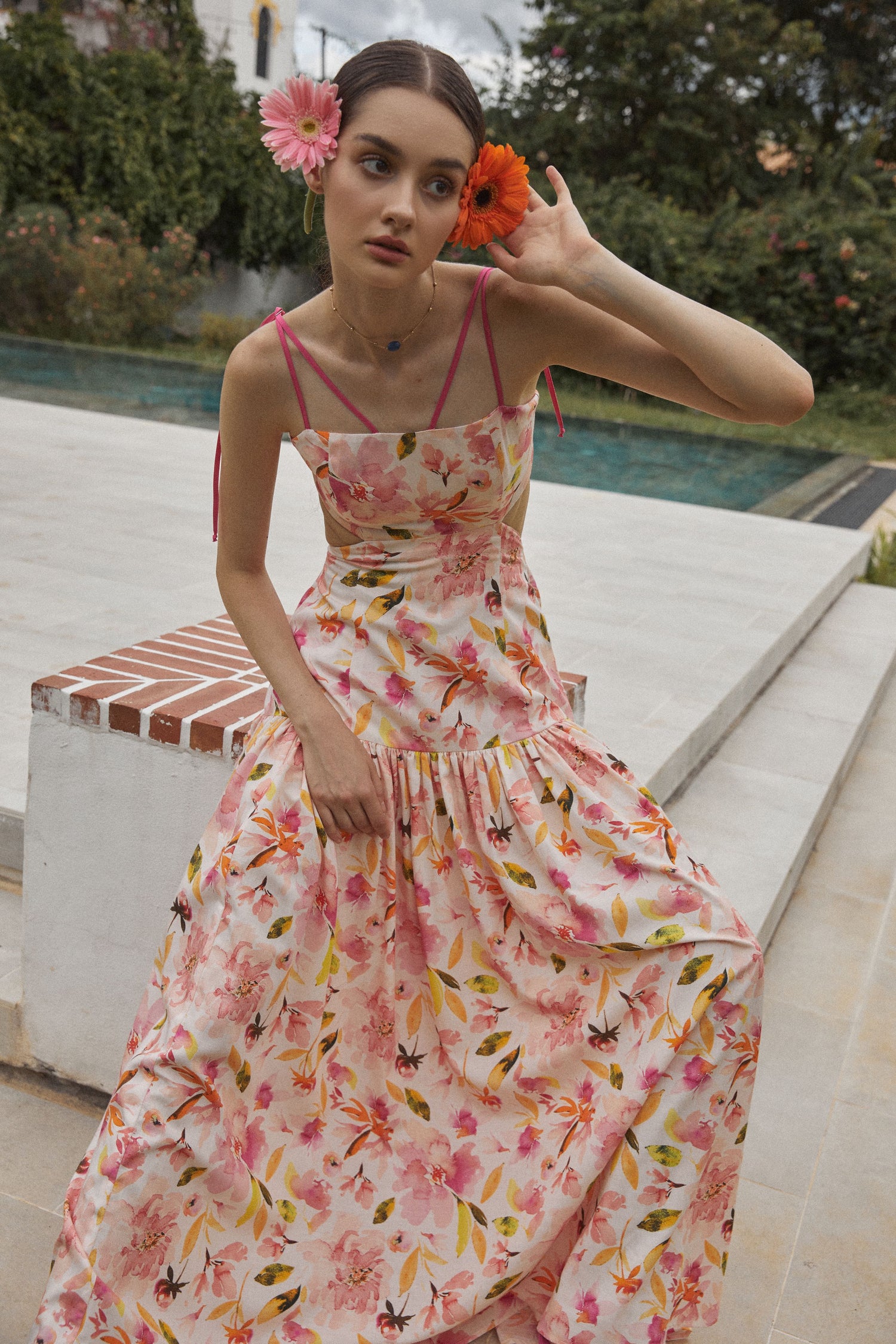 PLEASED Peneta Pink Dress
