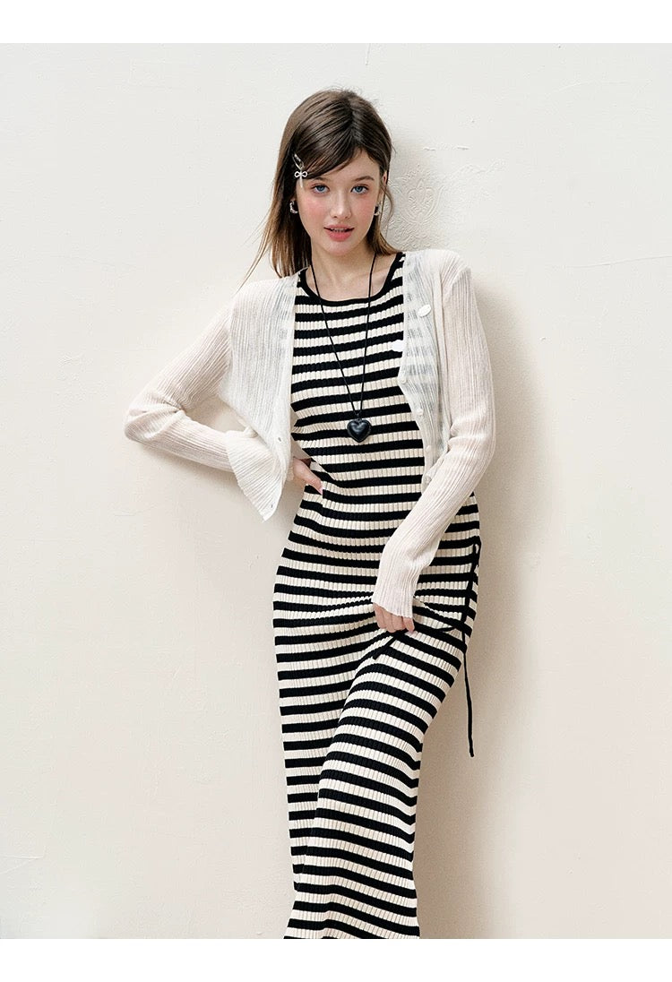 16DEWS 16D24091 Thin knit cardigan