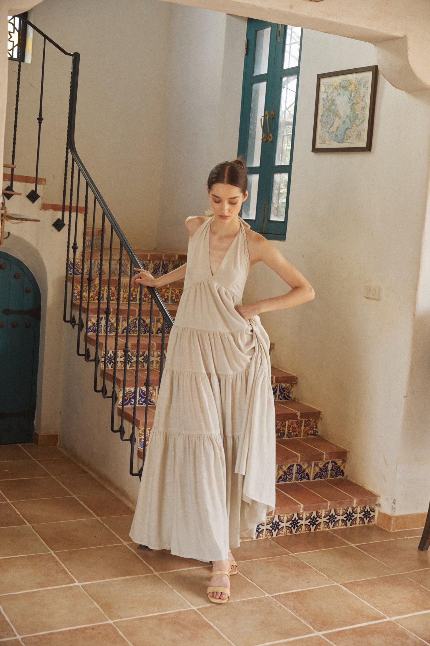 PLEASED Marine Maxi Dress