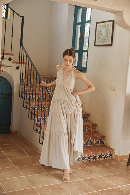 PLEASED Marine Maxi Dress