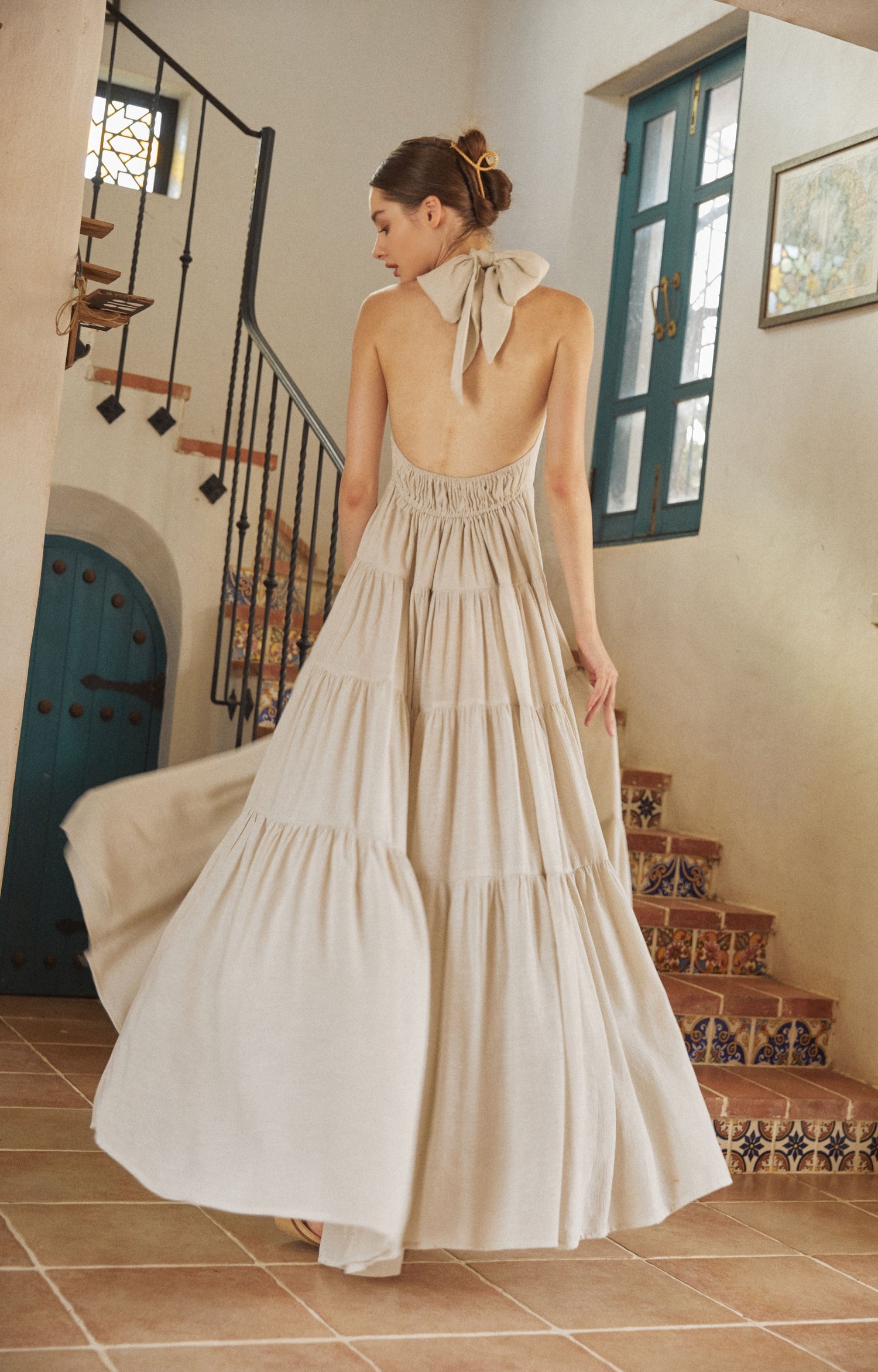PLEASED Marine Maxi Dress