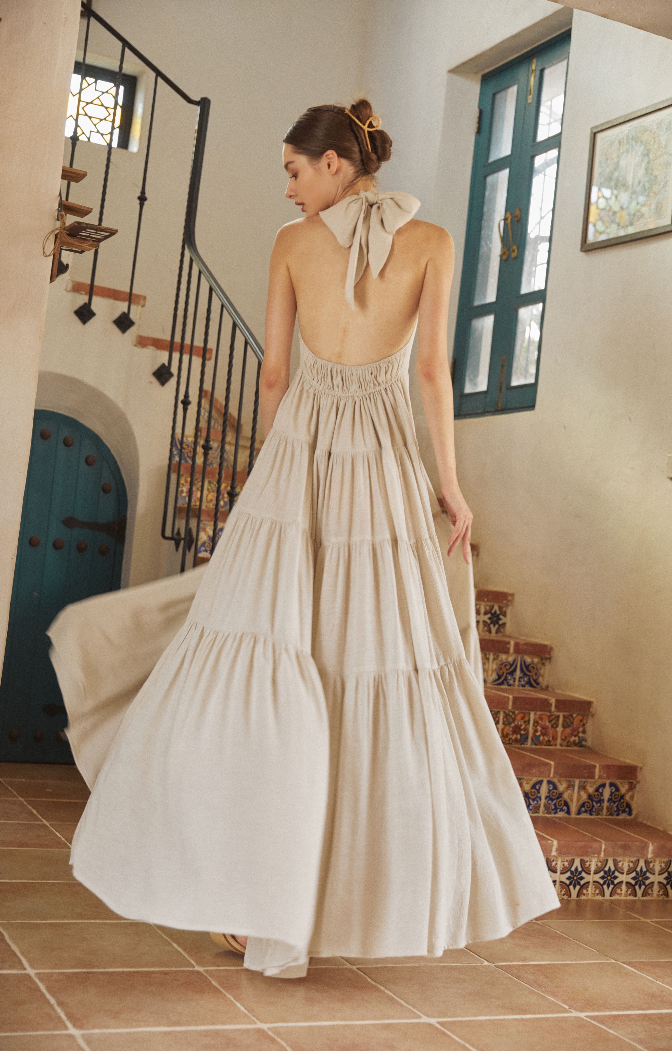 PLEASED Marine Maxi Dress