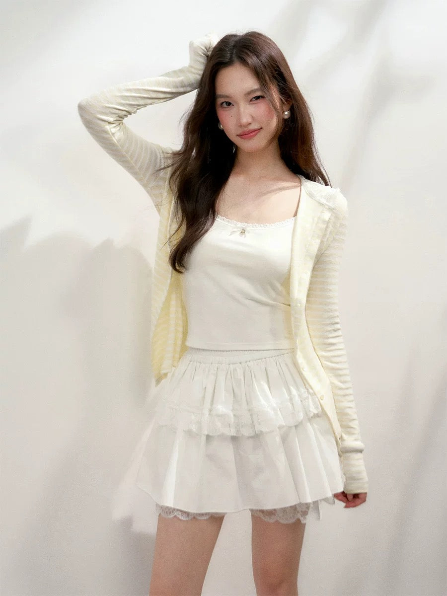 16DEWS 16D25191 Lace camisole vest