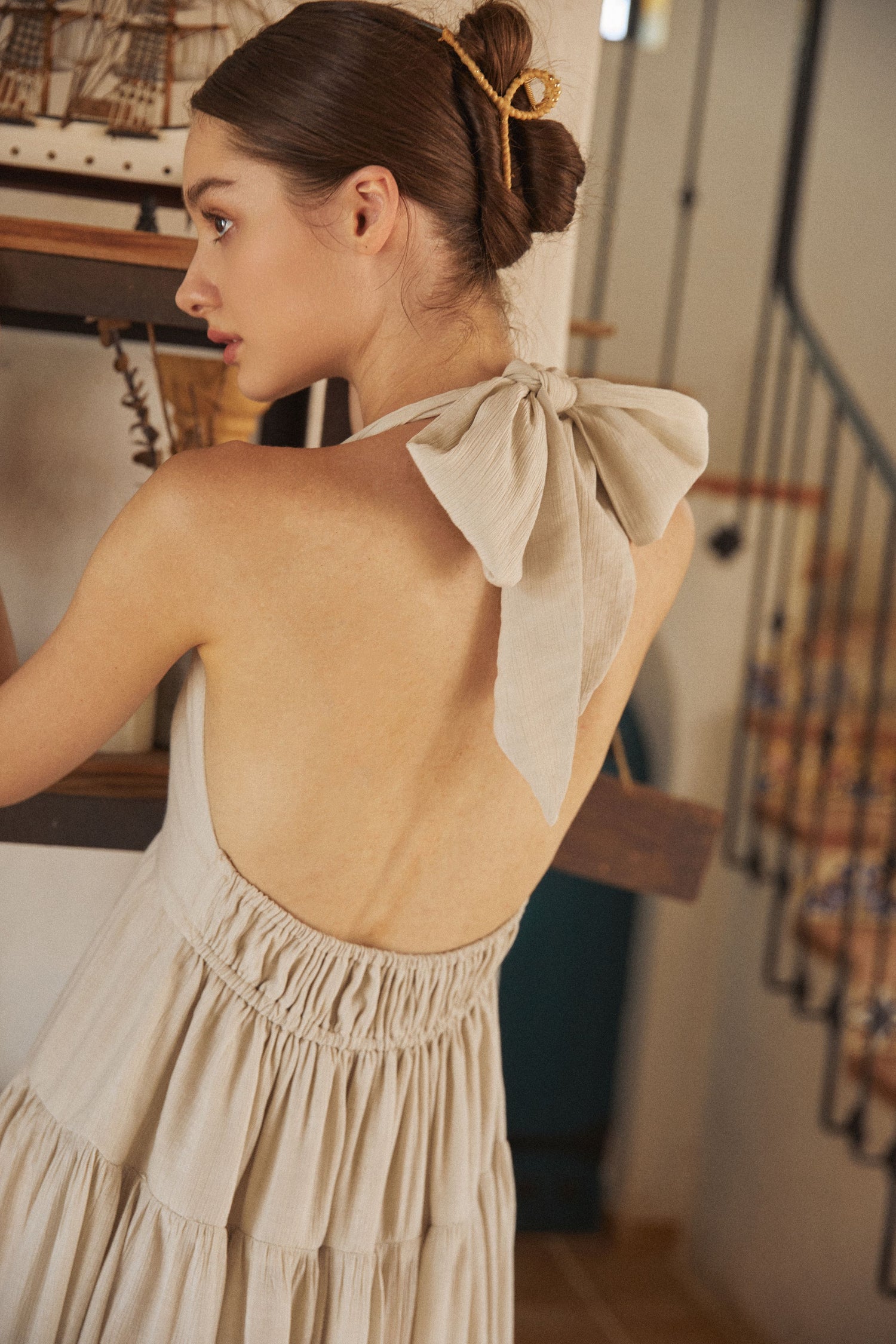 PLEASED Marine Maxi Dress