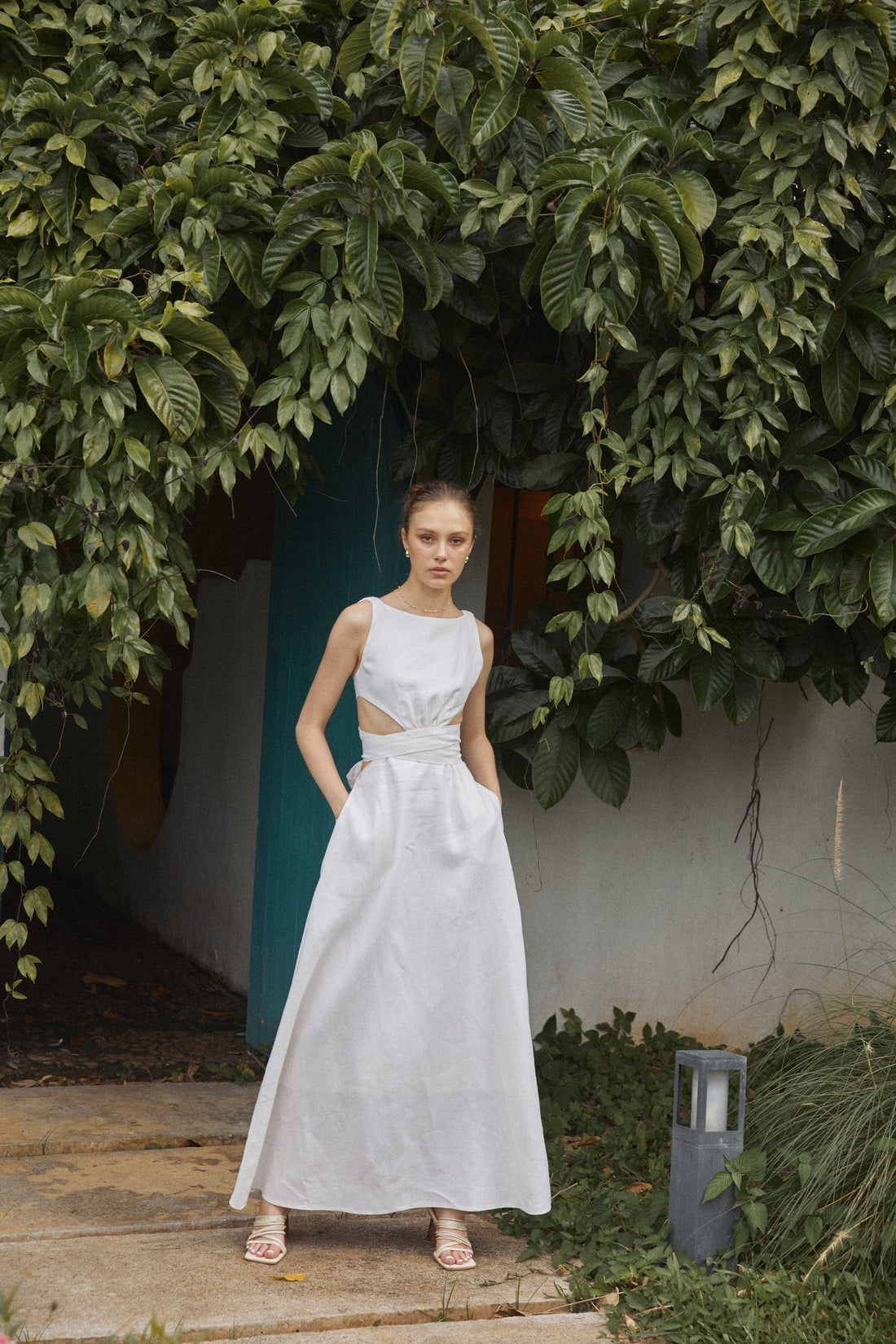 PLEASED Bellamy White Dress