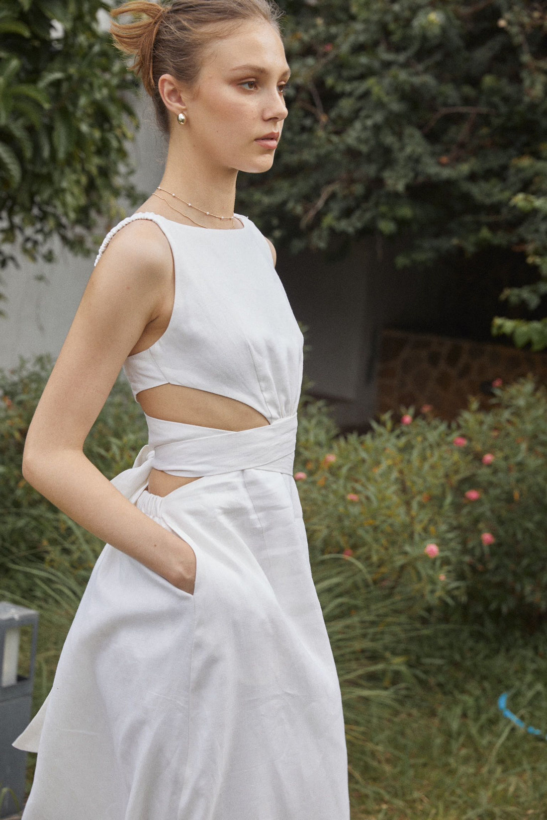 PLEASED Bellamy White Dress