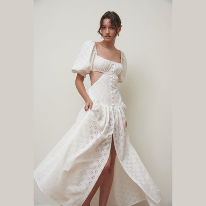 PLEASED Veda Maxi Lace Dress