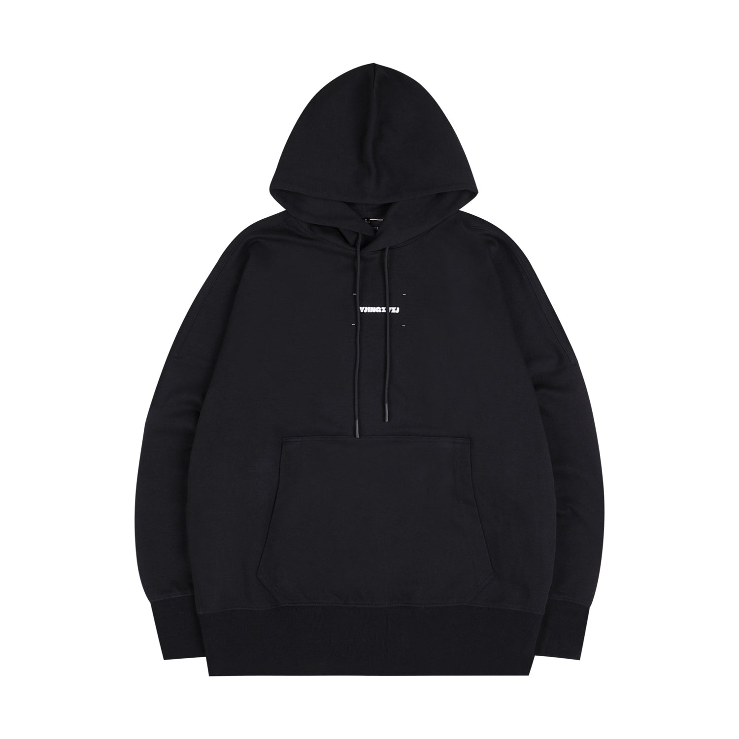 YJ1NGZYZJ PRINTED HOODIE IN BLACK