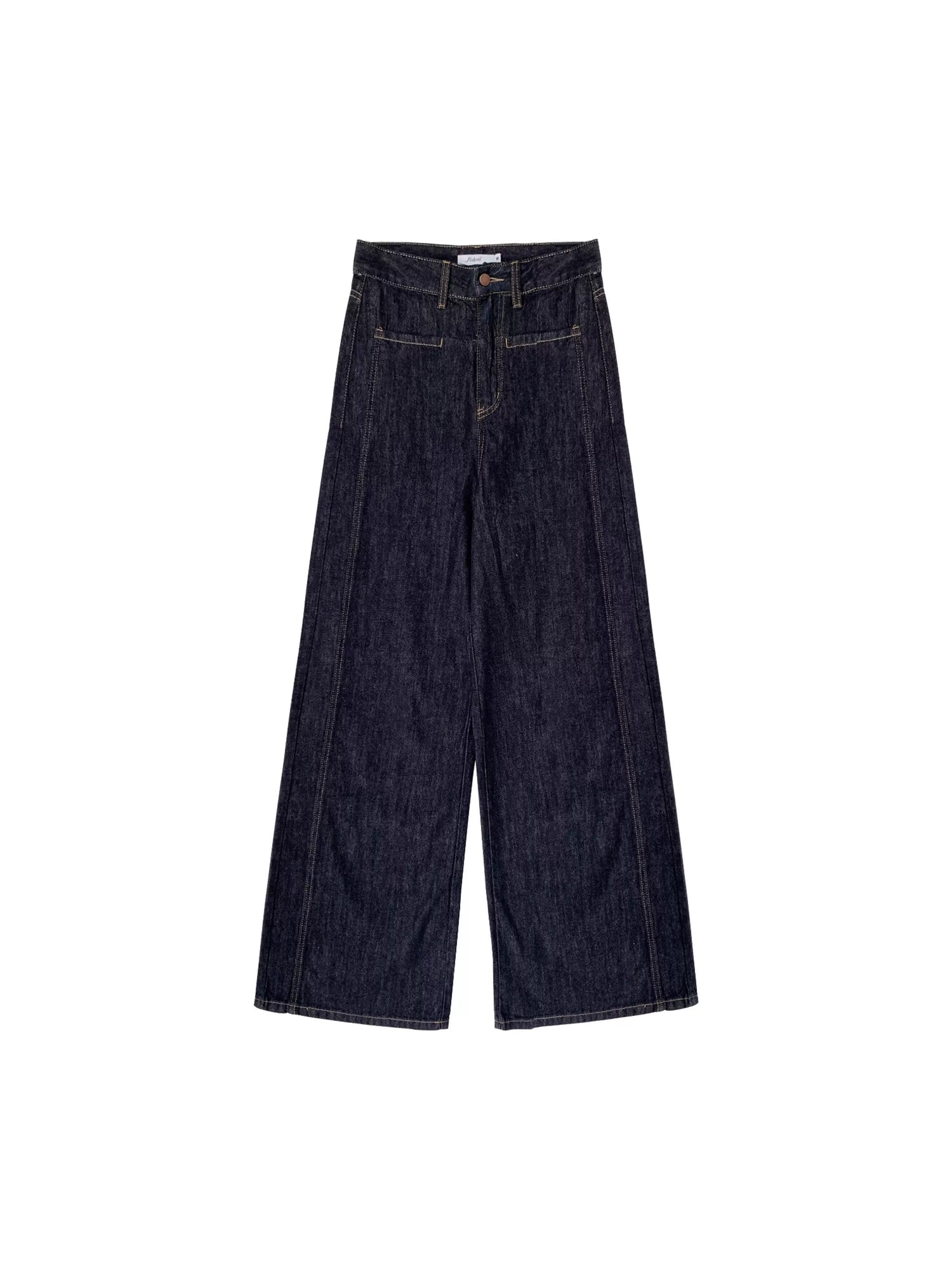 16DEWS 16D24349 Retro high waisted loose jeans