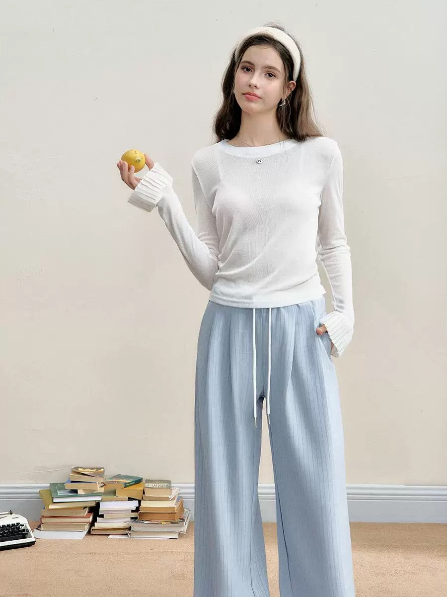 16DEWS Casual versatile patchwork top