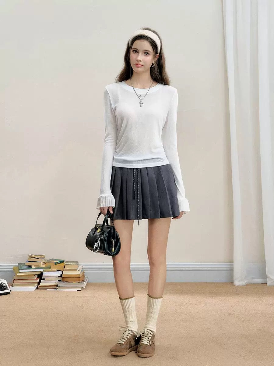 16DEWS Casual versatile patchwork top