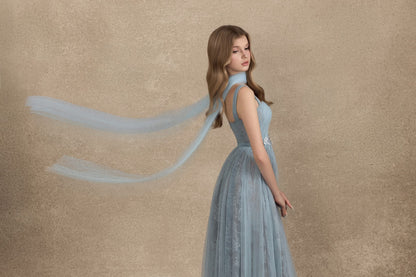 Nhat VY CESLESTE DRESS (BLUE)
