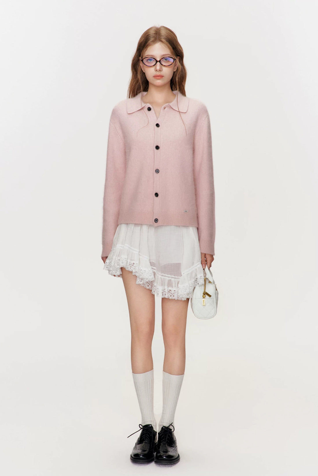 Kroche KB4366 Casual loose knit cardigan jacket