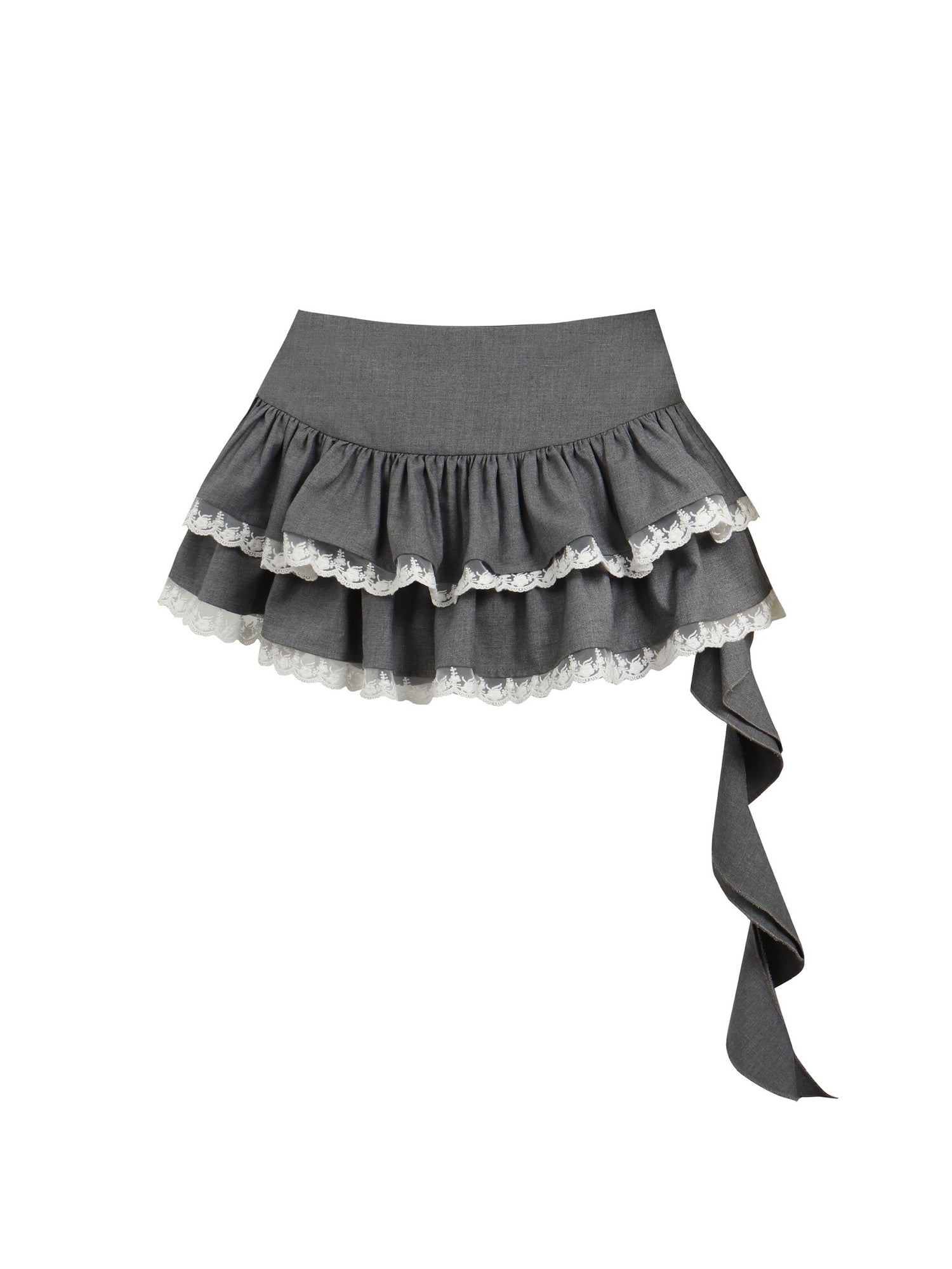 Jean Soo Lace bow strapless top + skirt set