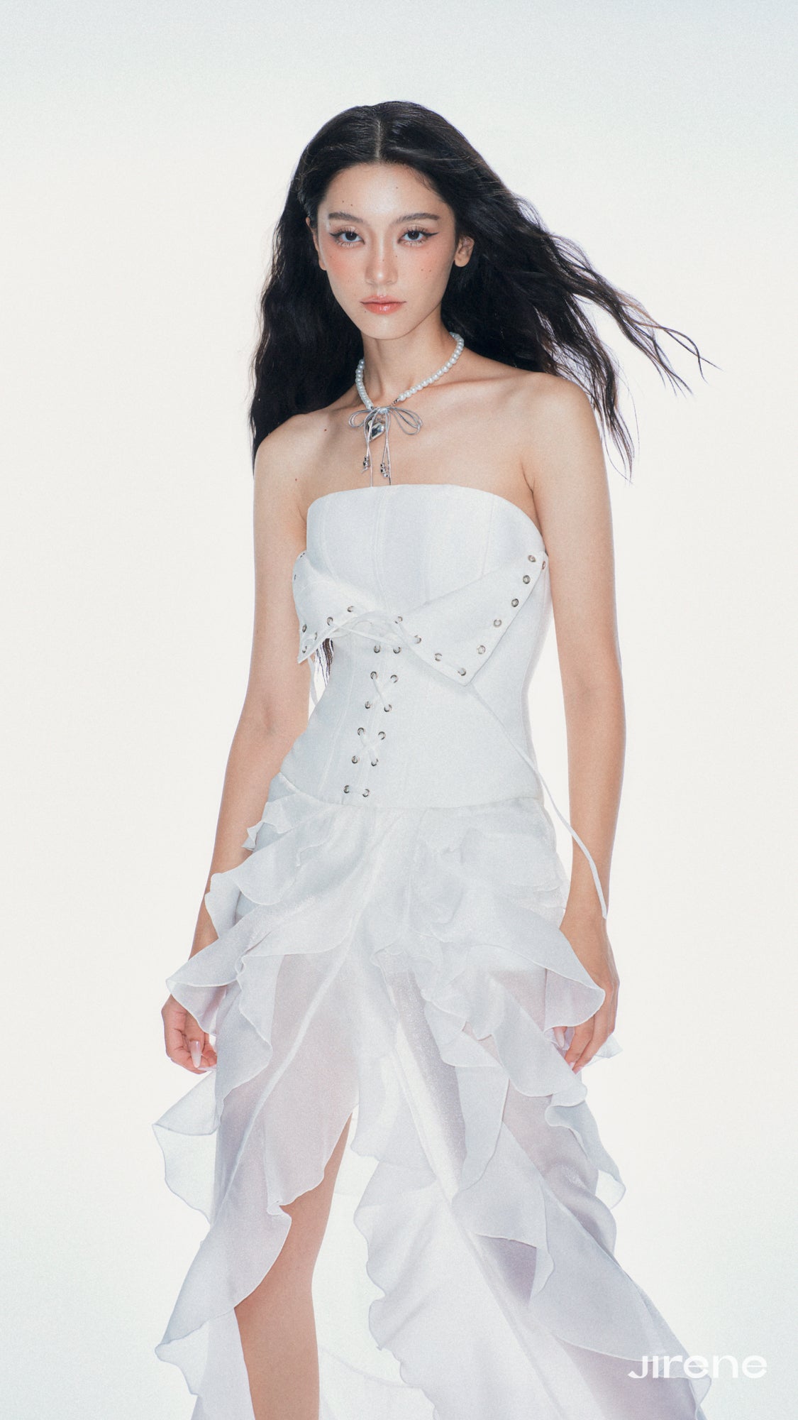 Jirene Strapless Tie Dress