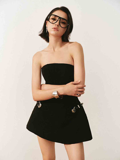 CICI Cleo Peplum Mini Dress