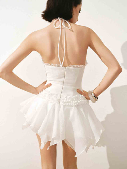 CICI Claire Halter Mini Dress